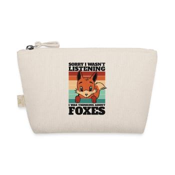 Was Thinking About Foxes Red Fox Canidae Caninae - Organic Pouch - nature - Front
