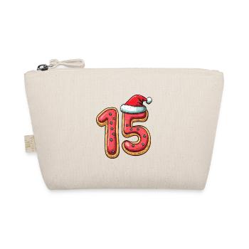 15 Number Christmas Biscuit - Organic Pouch - nature - Front