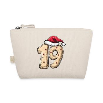 19 Number Christmas Cookie - Organic Pouch - nature - Front