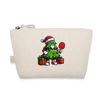 Table Tennis Christmas Tree Costume Christmas Tree - Organic Pouch - nature - Front