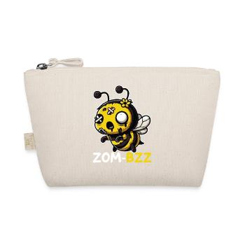 Zombzz Funny Bee As A Zombie Pun - Organic Pouch - nature - Front
