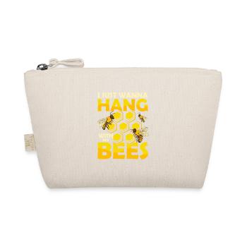 I Just Wanna Hang With My Bees Beekeeping Apiarist - Bio-Täschchen - Natur - Vorne