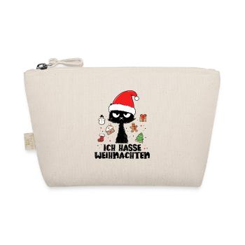Ich Hasse Weihnachten Weihnachtskatze Weihnachten - Bio-Täschchen - Natur - Vorne