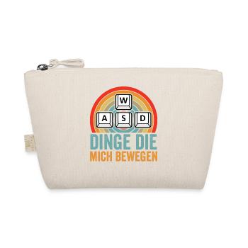 Dinge, die mich bewegen Gaming retro für Zocker - Bio-Täschchen - Natur - Vorne