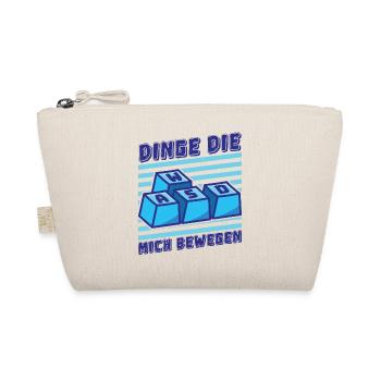 Dinge, die mich bewegen Gaming retro für Zocker - Bio-Täschchen - Natur - Vorne