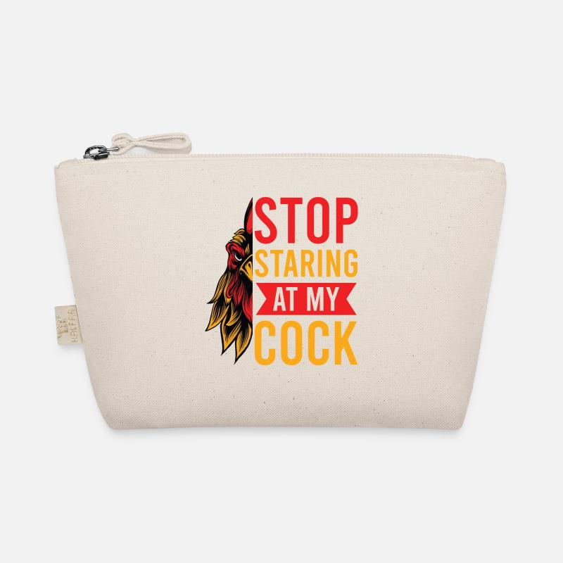 Drôle de coq arrête de regarder mon nerd de bite Trousse biologique