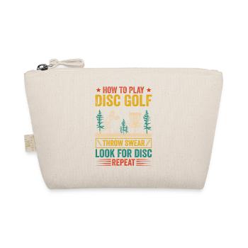 How to play disc golf - Disc Golf Players - Organic Pouch - nature - Front