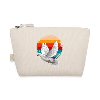 La paix en mouvement – Colombe au coucher du soleil - Trousse biologique - nature - Devant