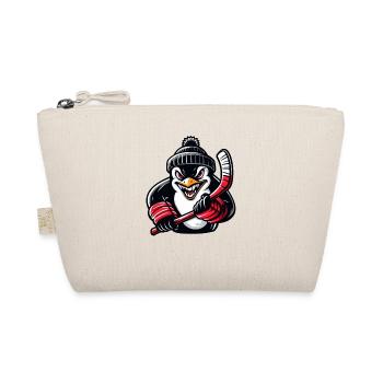 Pinguin Hockey Eishockeyspieler Eishockey Verein - Bio-Täschchen - Natur - Vorne