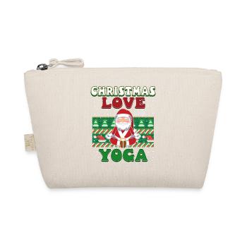 Yogini Yoga Meditation Christmas, Love and Yoga - Organic Pouch - nature - Front