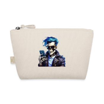SKELETON MAN - Organic Pouch - nature - Front