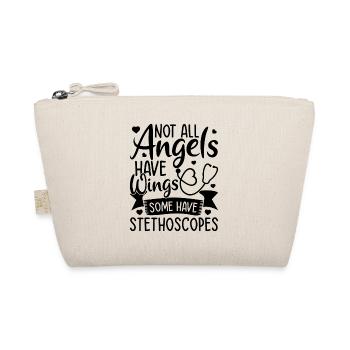 Not all angels have wings some have stethoscopes - Organic Pouch - nature - Front