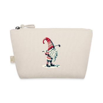 Golfer Gnome for Golf Lovers - Organic Pouch - nature - Front