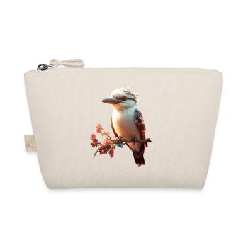Kookaburra Hunter Reads Laughing Hans Sweet Bird - Organic Pouch - nature - Front