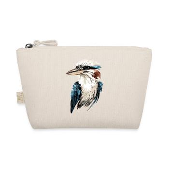 Kookaburra Hunter Reads Laughing Hans Sweet Bird - Organic Pouch - nature - Front