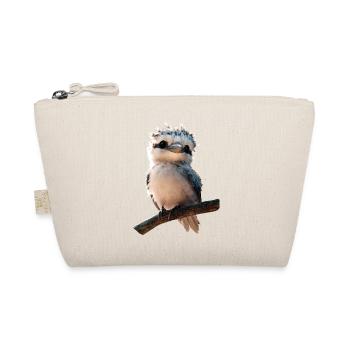Kookaburra Hunter Reads Laughing Hans Sweet Bird - Organic Pouch - nature - Front