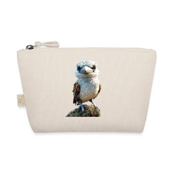 Kookaburra Hunter Reads Laughing Hans Sweet Bird - Organic Pouch - nature - Front