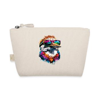 Kookaburra Hunter Reads Laughing Hans Sweet Bird - Organic Pouch - nature - Front
