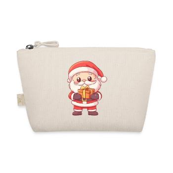 Père Noël Femmes Hommes Enfants Noël - Trousse biologique - nature - Devant