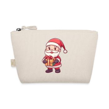 Père Noël Femmes Hommes Enfants Noël - Trousse biologique - nature - Devant