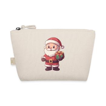 Père Noël Femmes Hommes Enfants Noël - Trousse biologique - nature - Devant