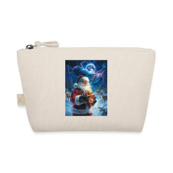 Père Noël Femmes Hommes Enfants Noël - Trousse biologique - nature - Devant