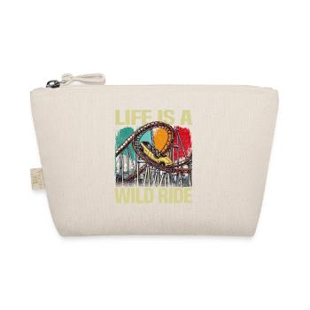 Vintage Rollercoaster Crew I Family Roller Coaster - Organic Pouch - nature - Front