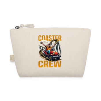 Vintage Rollercoaster Crew I Family Roller Coaster - Organic Pouch - nature - Front