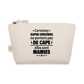 Certaines super-héroïnes sont mamies, cadeau noël - Trousse biologique - nature - Devant