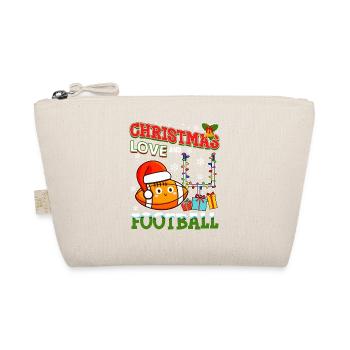 Joueurs de football universitaire Équipe Noël Amour - Trousse biologique - nature - Devant