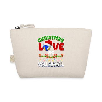 Joueur de volley-ball équipe club Noël, amour - Trousse biologique - nature - Devant