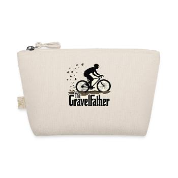 The GravelFather Gravel Bike Gravel Biker - Organic Pouch - nature - Front