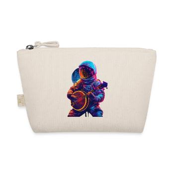 Astronaut Banjo - Organic Pouch - nature - Front