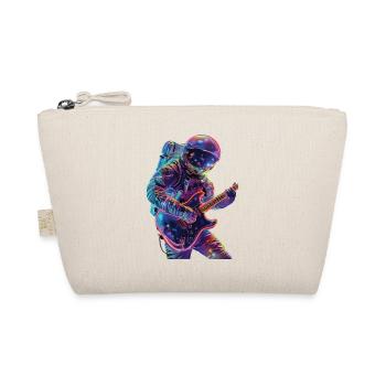 Astronaut Gitarre - Bio-Täschchen - Natur - Vorne