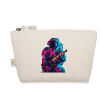 Astronaut Gitarre - Bio-Täschchen - Natur - Vorne