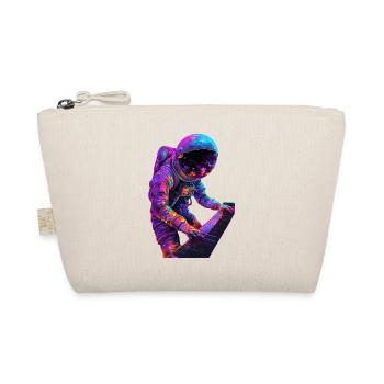 Astronaut Klavier - Bio-Täschchen - Natur - Vorne