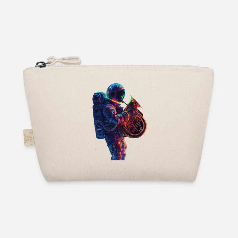 Astronaut Tuba - Bio-Täschchen - Natur