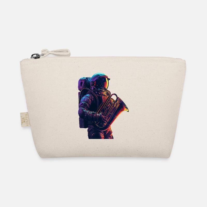 Astronaut Tuba - Bio-Täschchen - Natur