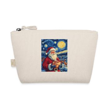 Père Noël Femmes Hommes Enfants Noël - Trousse biologique - nature - Devant