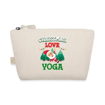 Yogini Yoga Meditation Christmas, Love and Yoga - Organic Pouch - nature - Front
