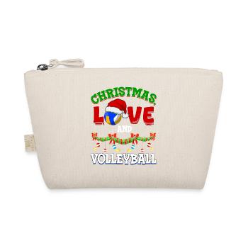 Joueur de volley-ball équipe club Noël, amour - Trousse biologique - nature - Devant