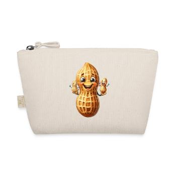 Peanut Family Peanuts Nut Nuts Kids Child - Organic Pouch - nature - Front