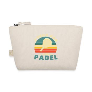 I can't I have padel - Organic Pouch - nature - Front
