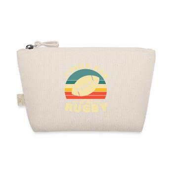 Je peux pas j ai Rugby Humour cadeau - Trousse biologique - nature - Devant