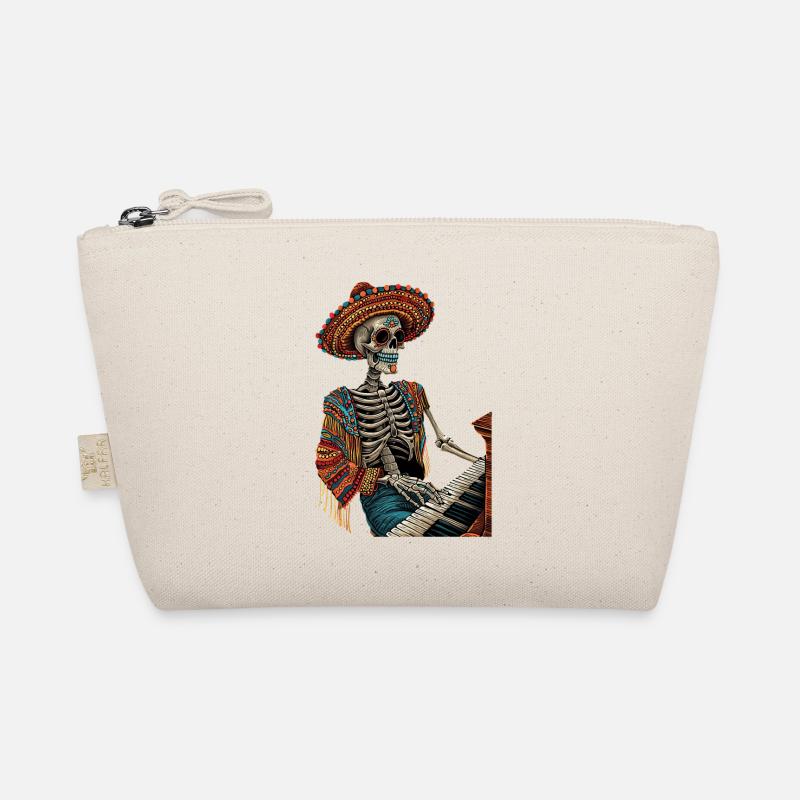 Piano Mexican Skeleton Organic Pouch