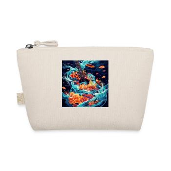 Fisch Gitarre - Bio-Täschchen - Natur - Vorne