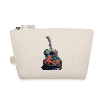 Fisch Gitarre - Bio-Täschchen - Natur - Vorne