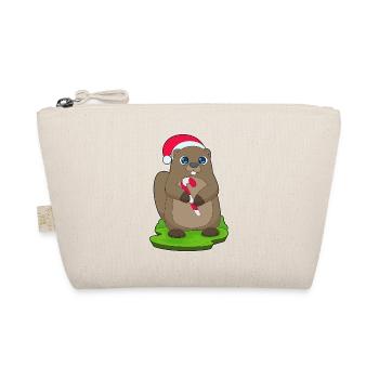 Canne de Noël Castor - Trousse biologique - nature - Devant
