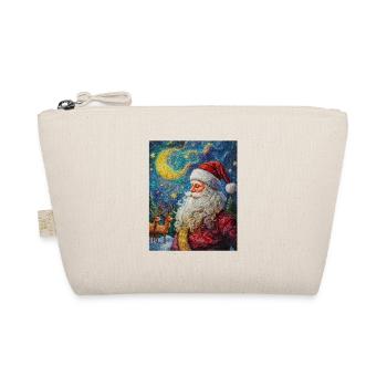 Père Noël Femmes Hommes Enfants Noël - Trousse biologique - nature - Devant
