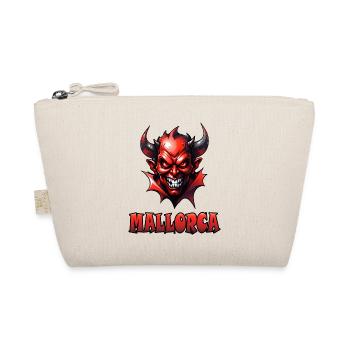 Mallorca with Red Devil - Organic Pouch - nature - Front